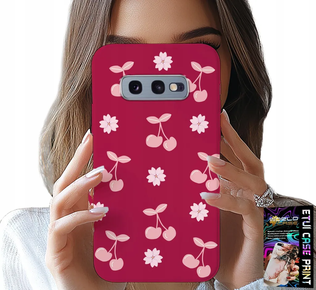 Samsung S10E Cover Ciliegie Foil - L'Accessorio Trendy dell'Anno