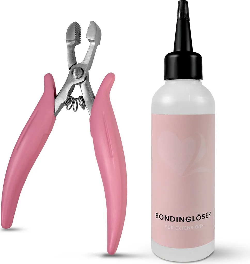Solvant pour Collage d'Extensions et Pince Ergonomique hair2heart 50ml