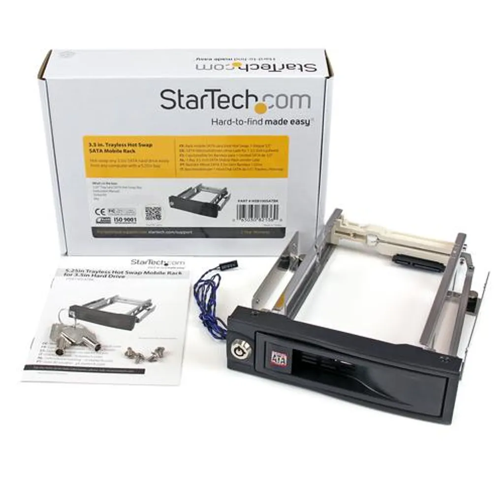 Pannello StarTech.com HSB100SATBK 5.25 pollici Trayless Nero - 6