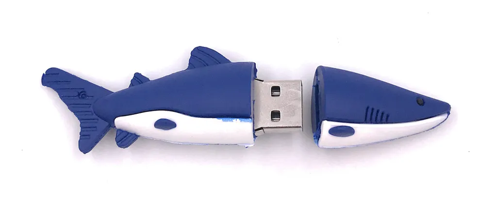 Onwomania Squalo Blu Chiavetta USB 16GB USB 3.0 - Regalo Originale - 3