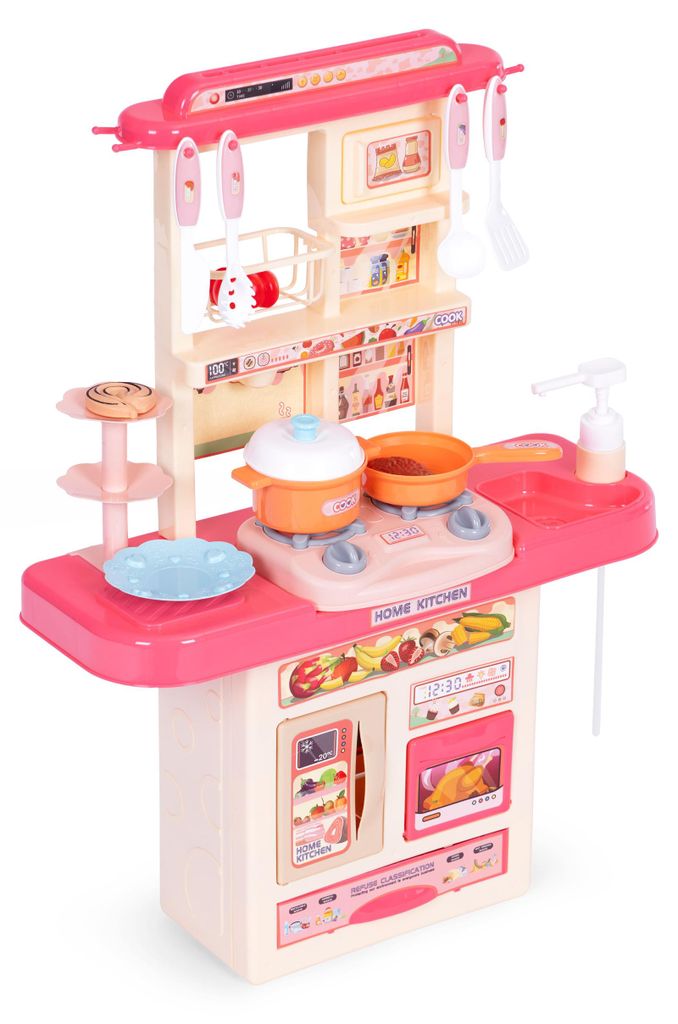 Cucina per bambini con suoni, rosa | 10 accessori Immagine del prodotto 