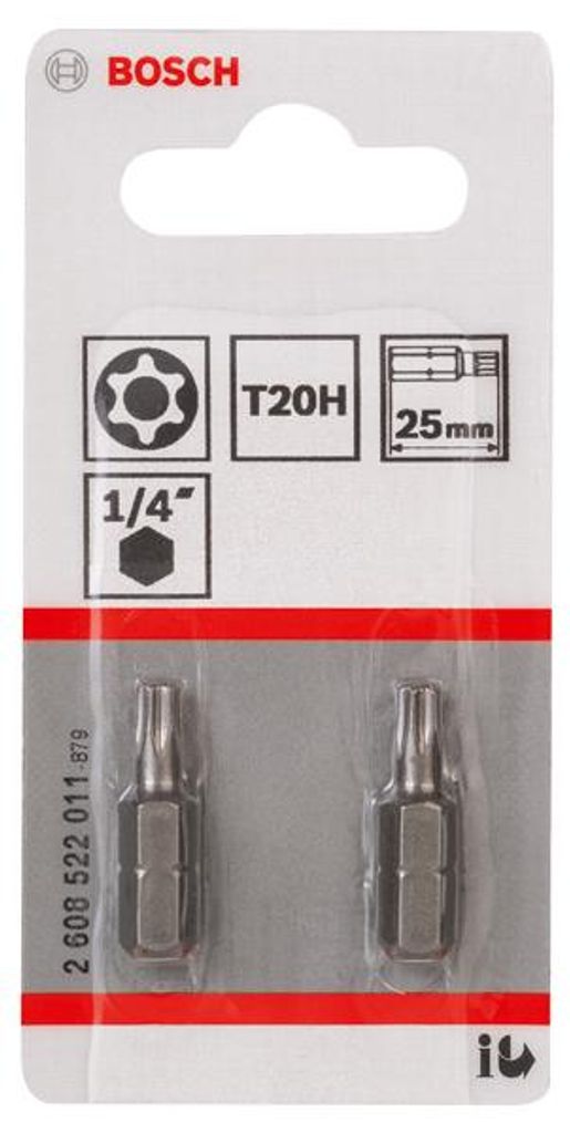 T20H Security-Torx®-Schrauberbit Extra-Hart, 2 Stk. Produktbild 