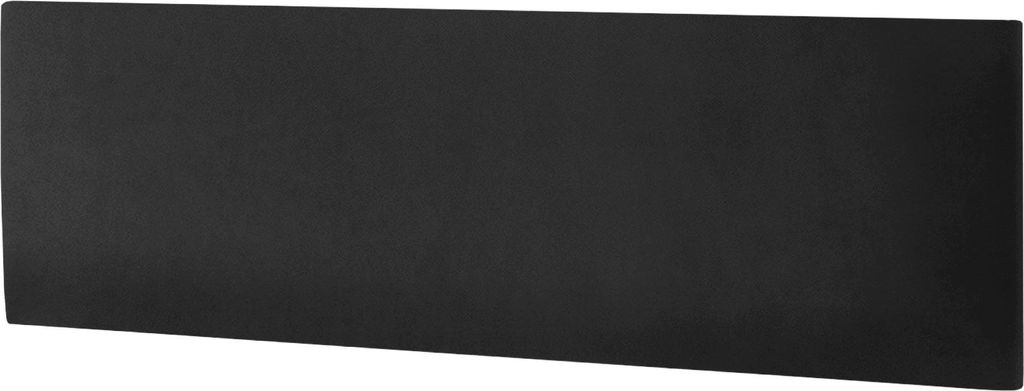 STEGU mollis LOUNGE Wandpaneel Schalldämmend Samt Schwarz 60x15 cm