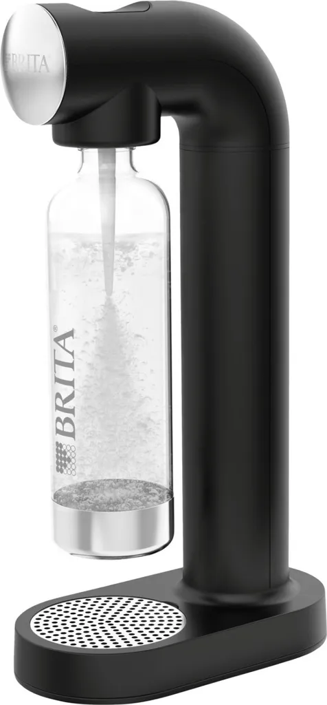 Gasatore Brita SodaOne Nero: Acqua Frizzante Senza BPA per Famiglie