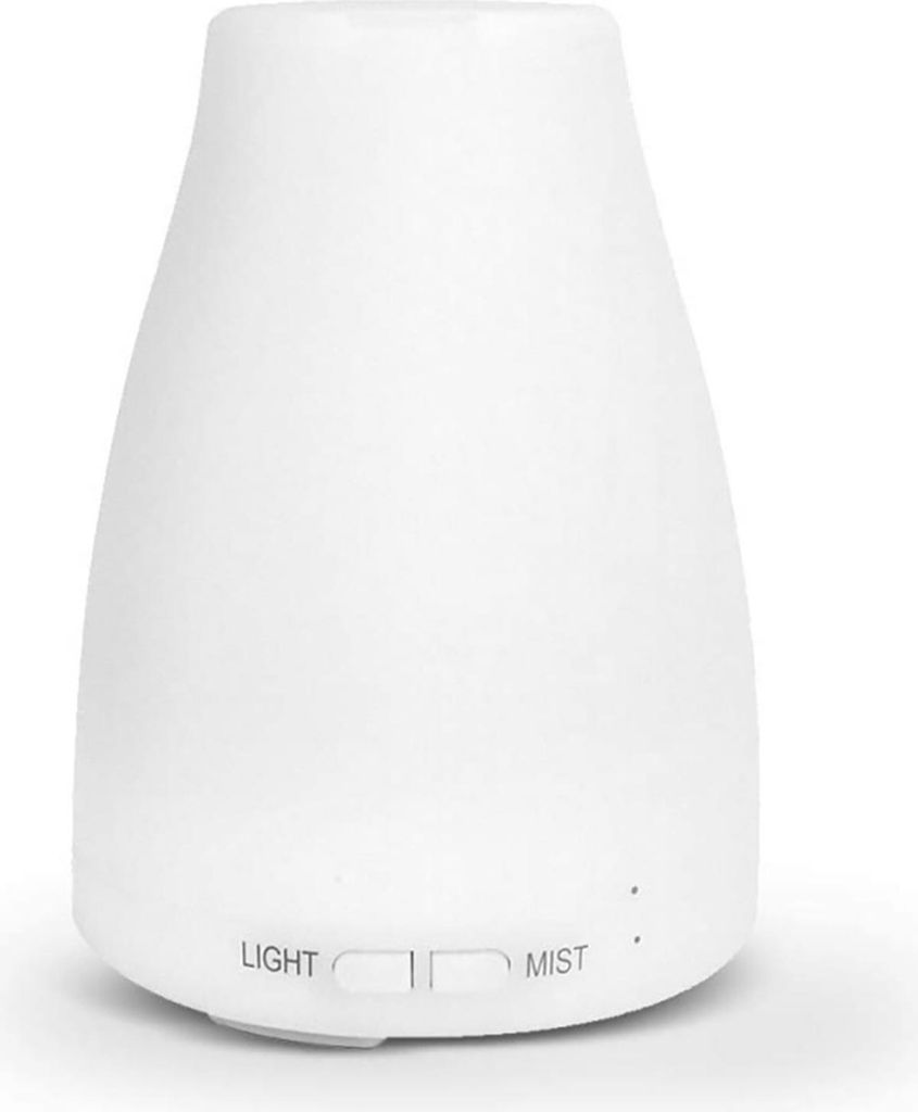 OKWISH Luftbefeuchter Ultraschall mit Aroma, Aroma Diffuser LED bunt, Mini Aroma Diffuser USB, Aromatherapie Diffuser, Raumbefeuchter für Zuhause