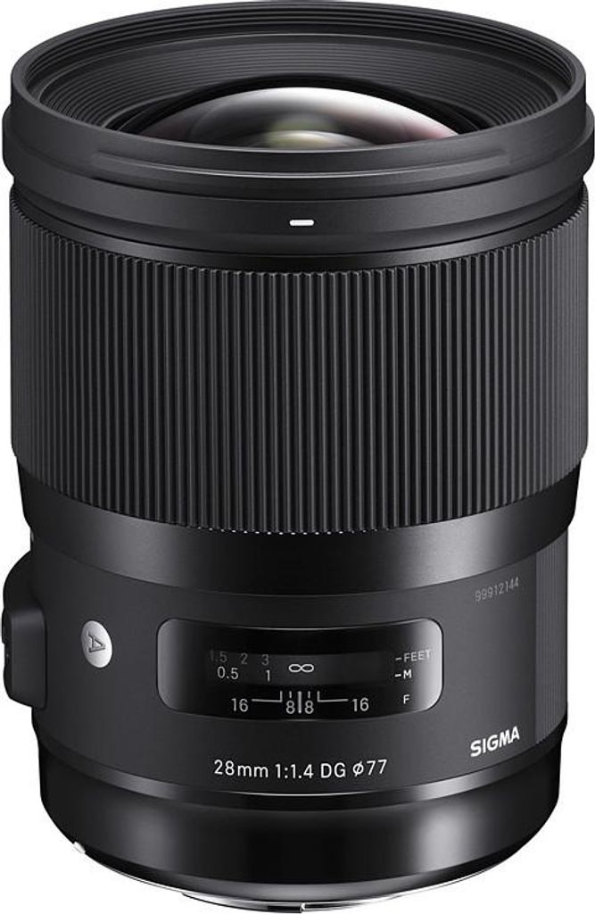 Sigma 28 mm / F 1.4 DG HSM Weitwinkelobjektiv fÃ1/4r Sony E-Mount Systemkameras, F1,4, Vollformatsensor, Ultraschallmotor, Autofokus, 77 mm Filter...