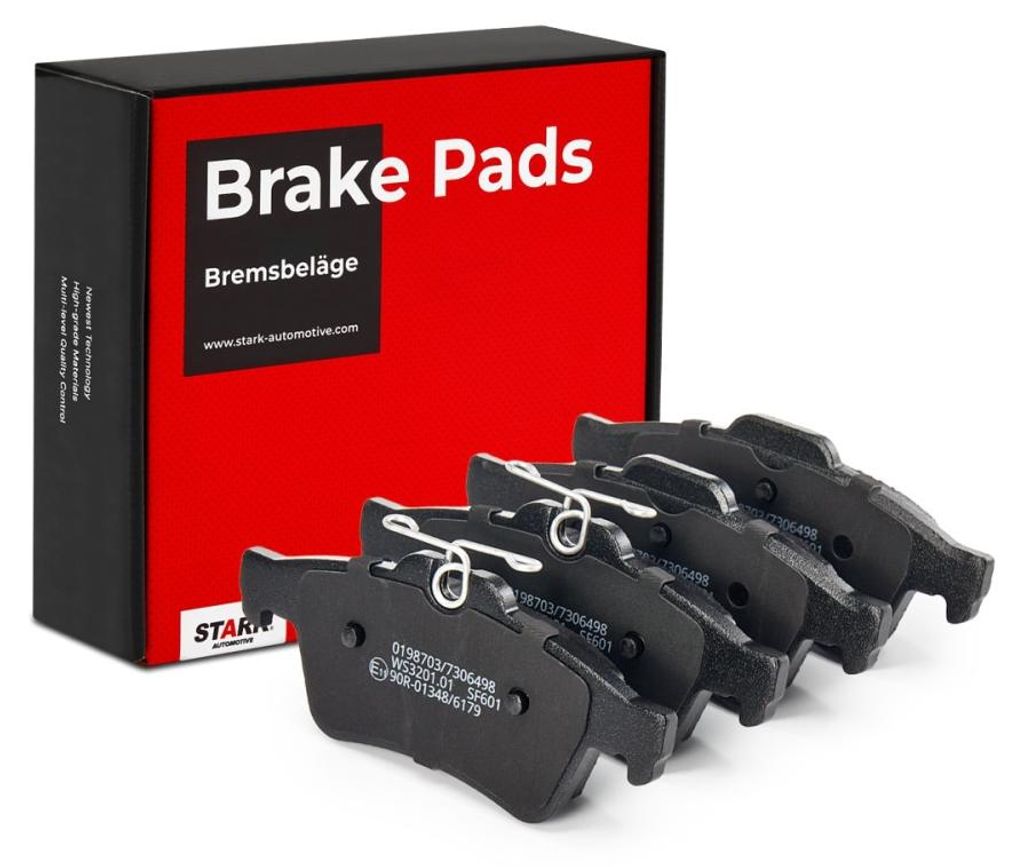 STARK SKFO-1007 Bremsbeläge Satz Hinten für FORD FOCUS III Produktbild 