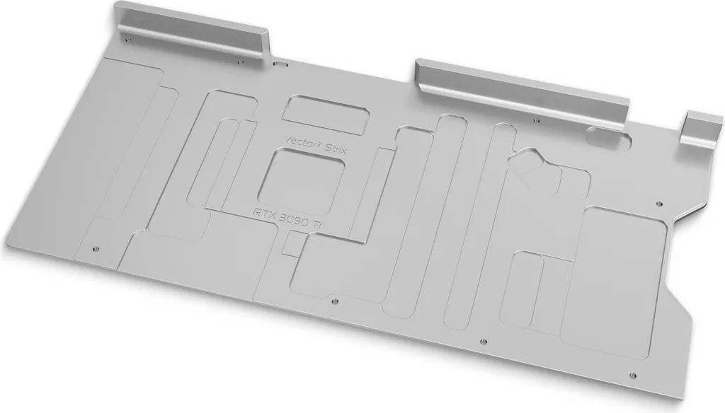 EK-Quantum Vector2 Backplate Argent pour ASUS Strix/TUF RTX 3090 Ti
