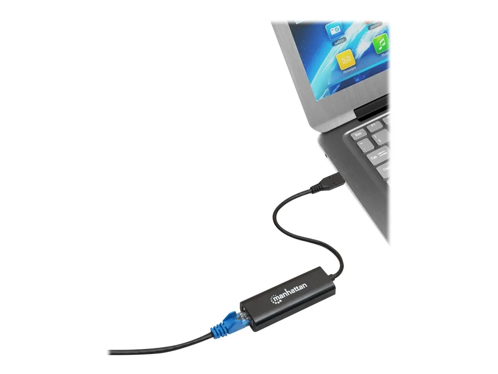 Adaptateur Réseau USB-C vers Ethernet 2.5GBASE-T Manhattan pour PC Mac - 5