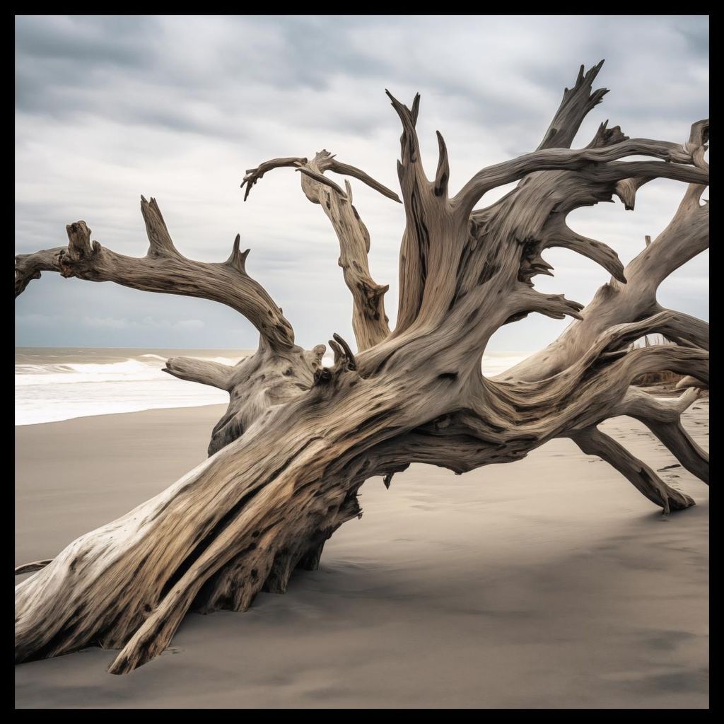 Poster 70x70cm Die Ewigkeit im Baum Eingeschlossen