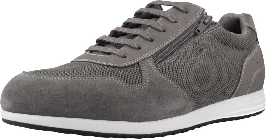 Chaussures Sneakers Homme Geox U Arthien - Tennis Urbaines Grises Confort