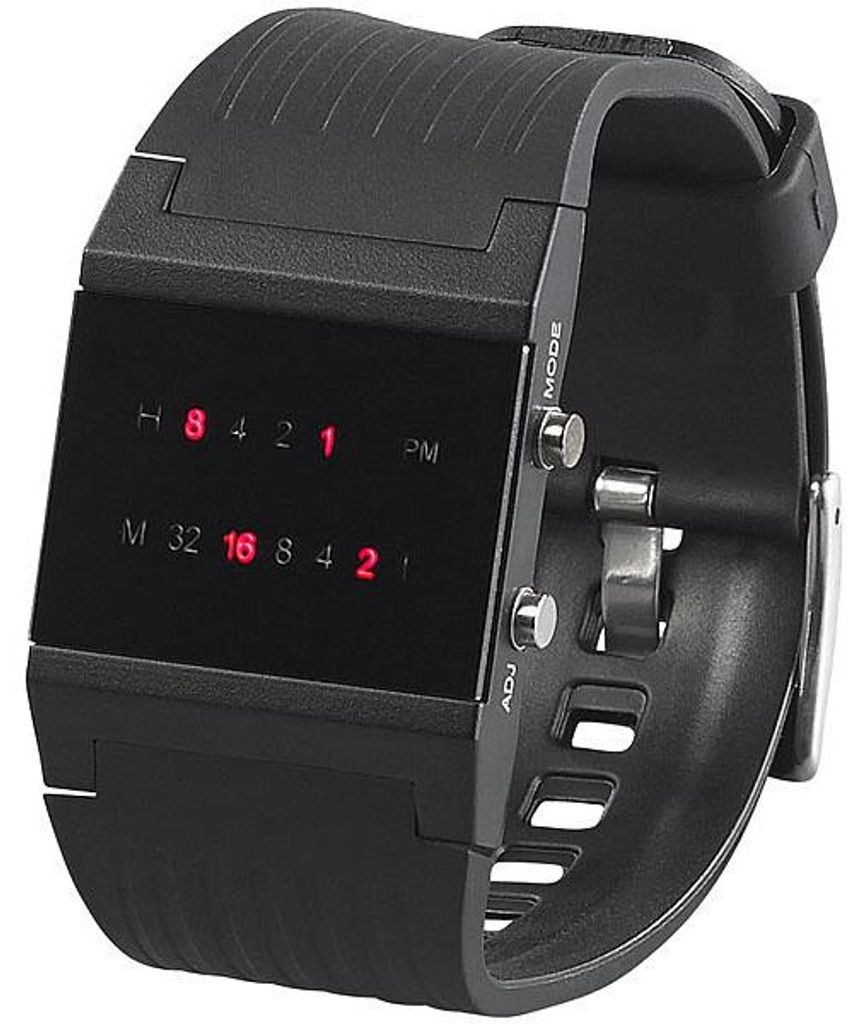 St. Leonhard Orologio da uomo binario a LED blu Orologio da Immagine del prodotto 