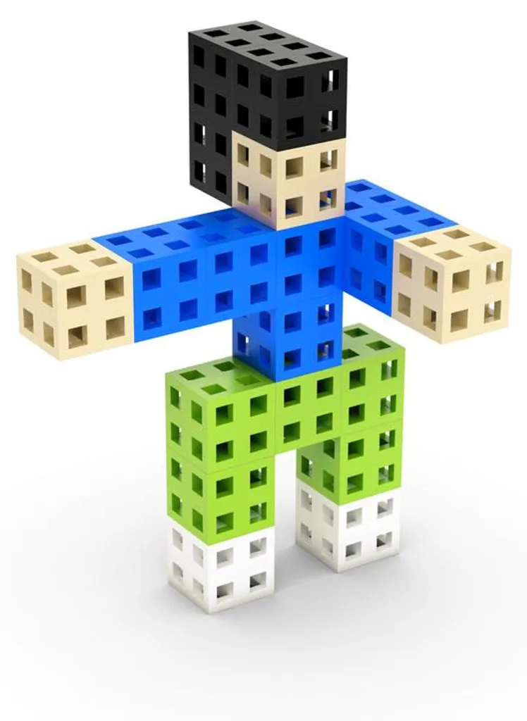 Meli Cube Blocs de Construction 100pcs - Jeu Éducatif de Construction - 4
