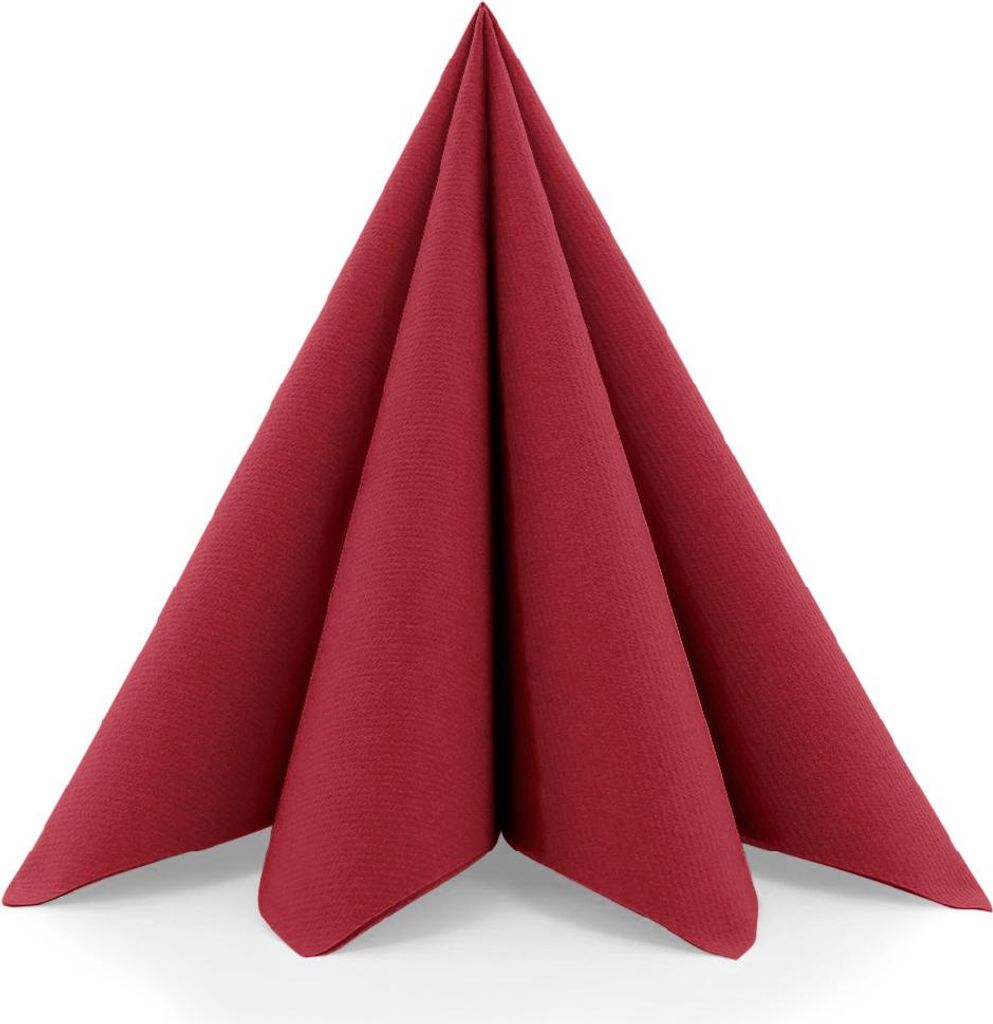 Sovie HOME Serviette Bordeaux aus Linclass® Airlaid 40 x 40 Produktbild 