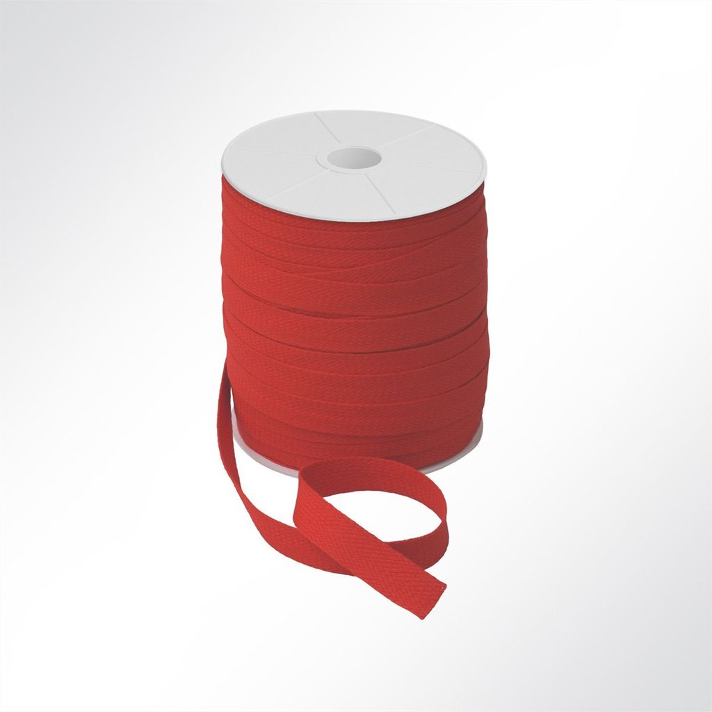 Lysel Acryl Einfassband für Taschen o. Sonnensegel (B) 25mm in kaminrot VE 8m
