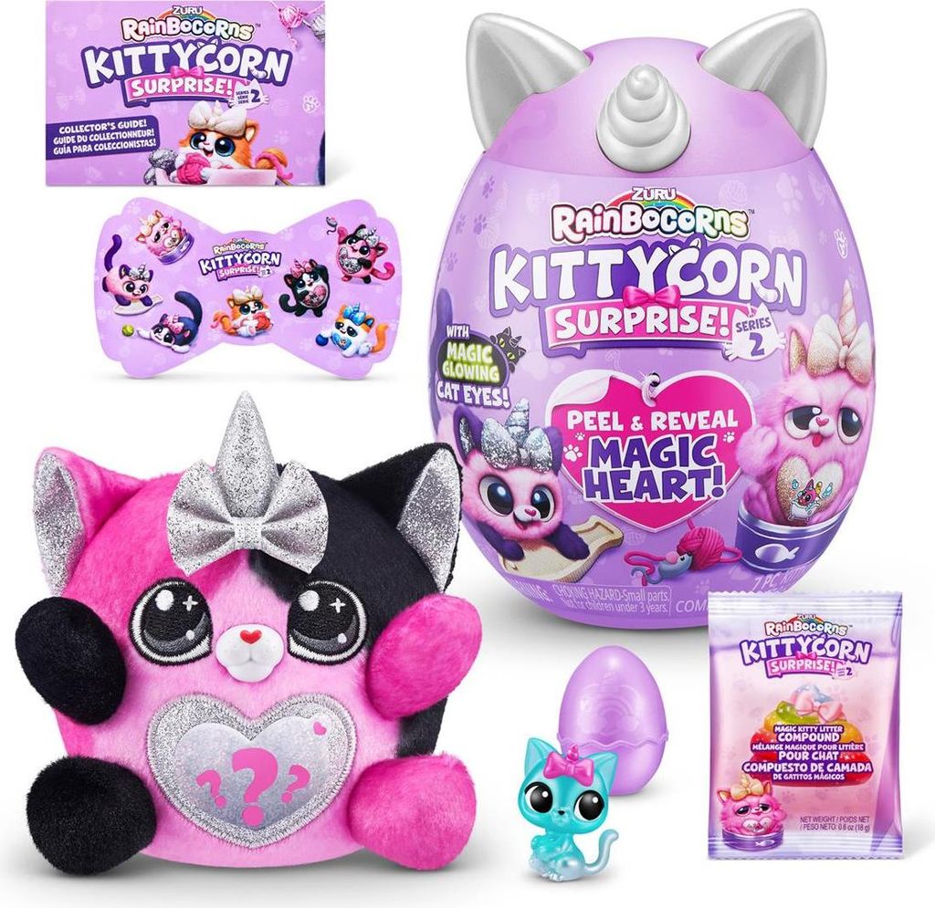 ZURU 9279B - Rainbocorns Kittycorn Surprise Serie 7 - Kaliko-Katze Mozie