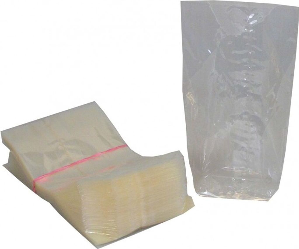 500 Cello Bodenbeutel 100 x 175 + 38 mm Kekstüten Zellglas- Beutel
