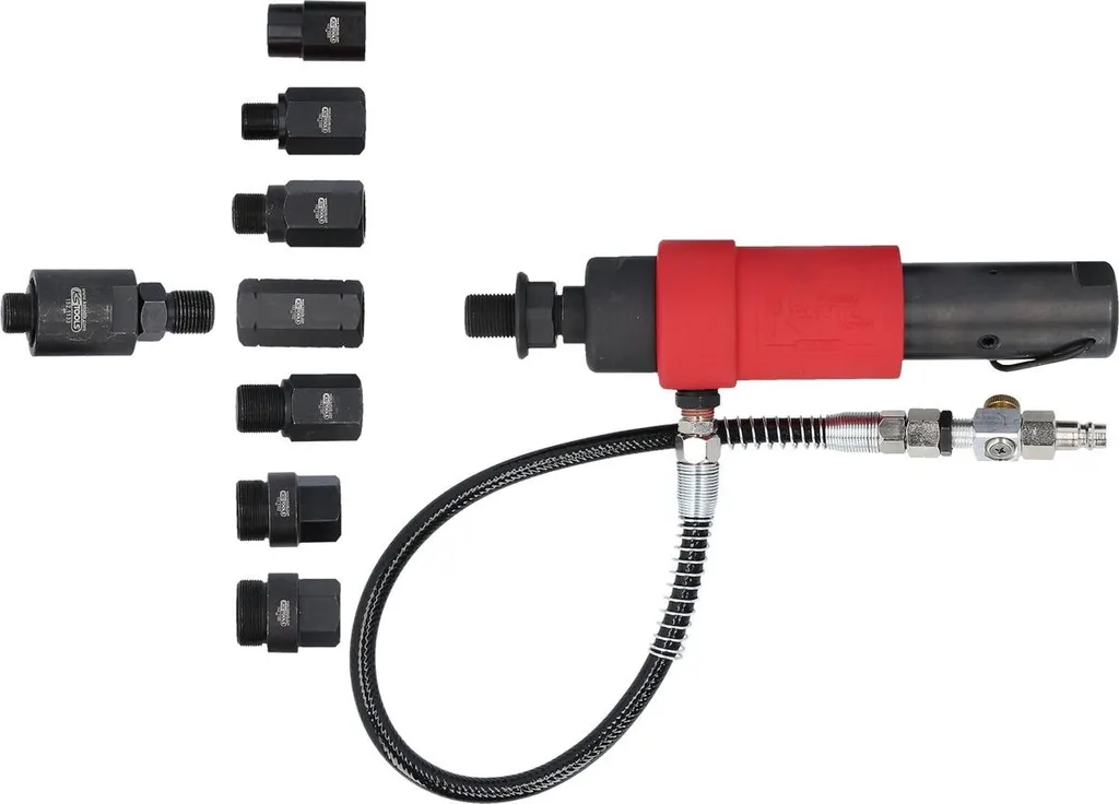 Solution injecteur bloqué : extracteur à air comprimé KS Tools 9 pièces - 8