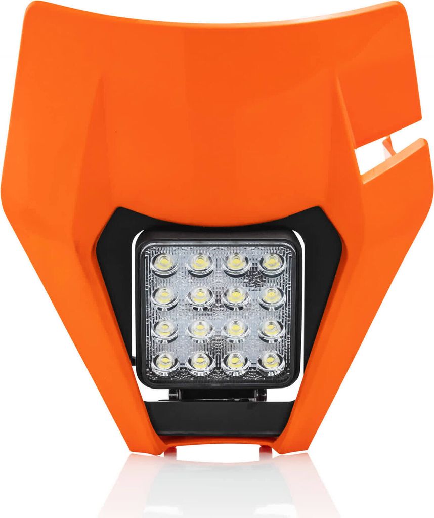 ACERBIS VSL Scheinwerfermaske orange 16 LEDs 48W für KTM