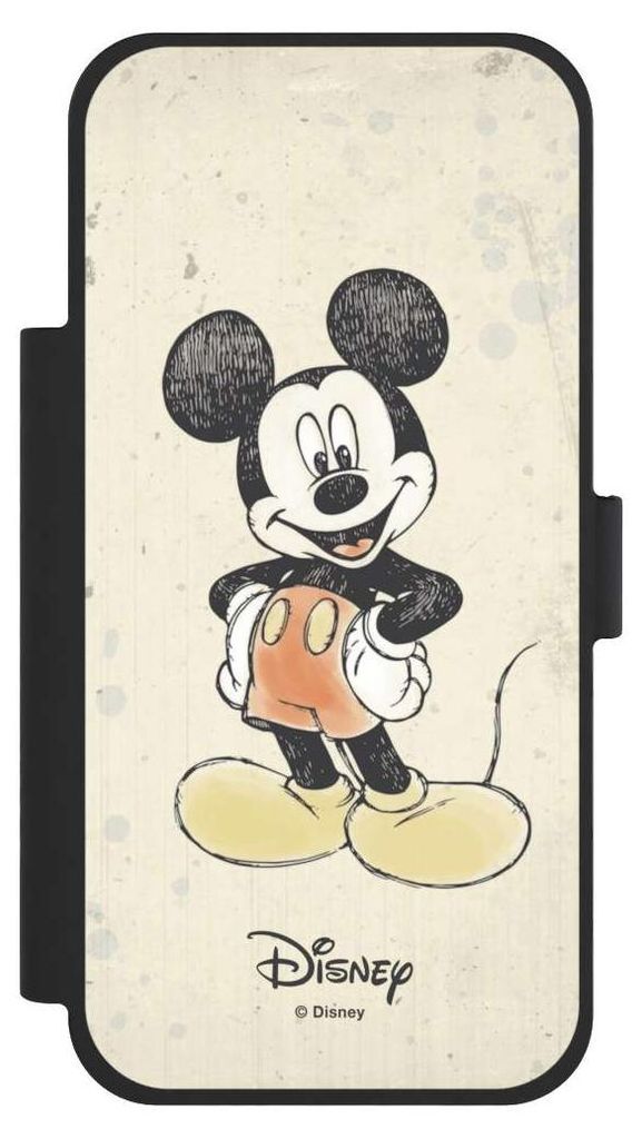 NIVOCASE Klapphülle für Apple iPhone 17 Pro Max Handyhülle aus Kunst Leder NIVOflip schwarz Offizielles Lizenzprodukt Wasserfarbe