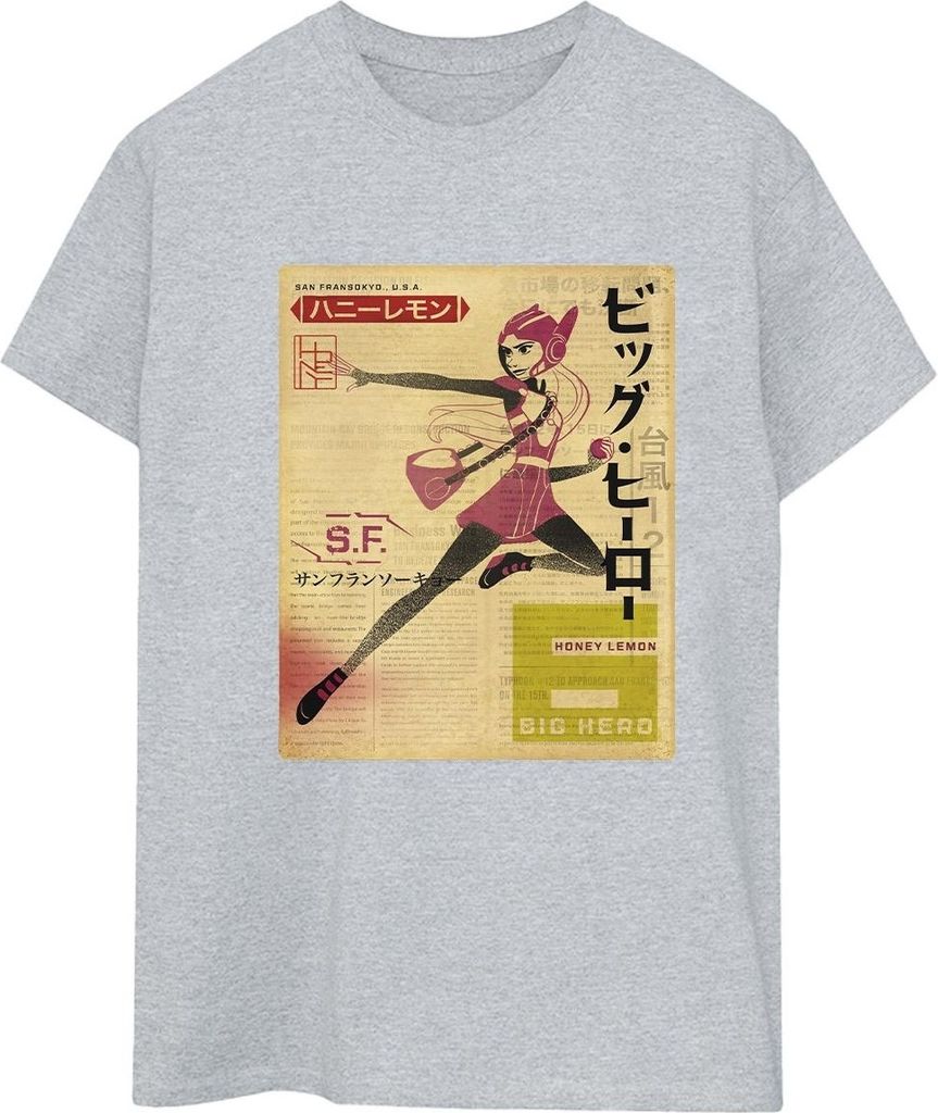 Disney - "Big Hero 6" T-Shirt für Damen BI15513 (L) (Grau)