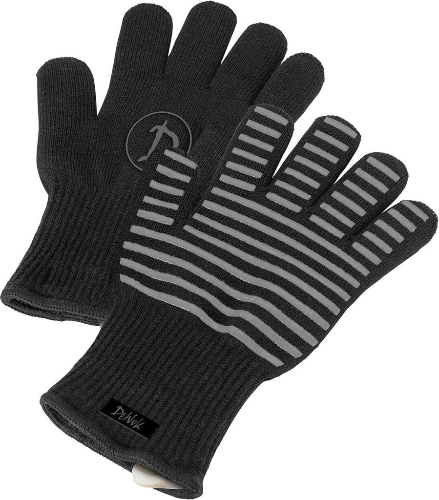 DeWok Grillhandschuhe 2er-Set schwarz/grau