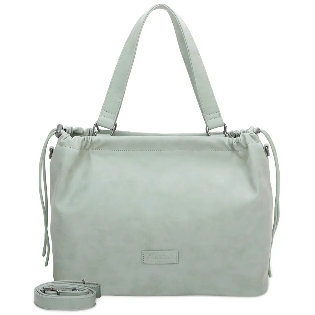 Fritzi aus Preußen Poppi01 Vintage Shopper Lime | Borsa a Tracolla Vegan