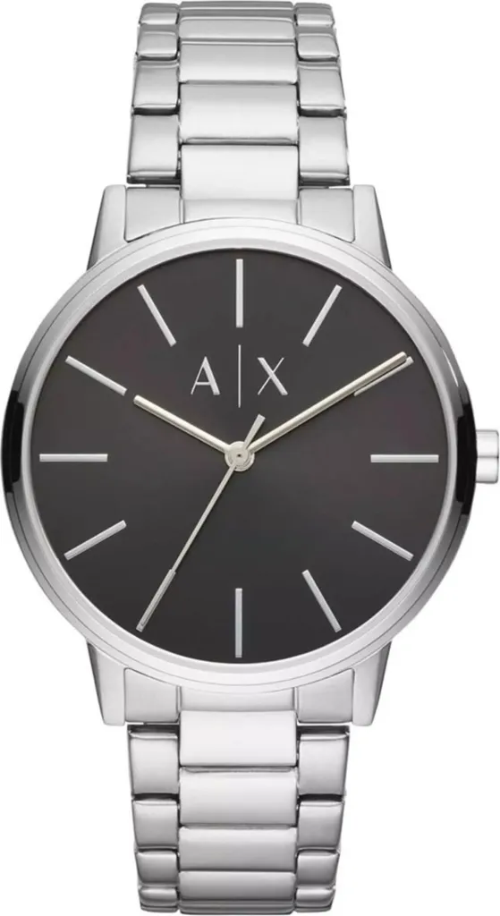 Montre Armani AX2700 : Chronographe en Acier Inoxydable Argenté pour Homme