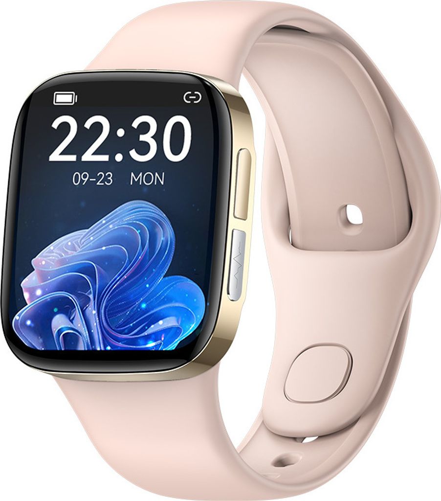 INF Smartwatch mit Blutdruck, EKG, Herzfrequenzmesser Rosa Produktbild 
