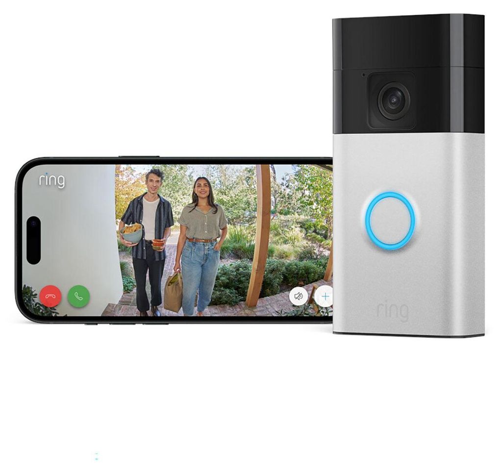 Amazon B0BZWQP9Z1 Amazon Ring Video Doorbell Nikkel Zdjęcie produktu 