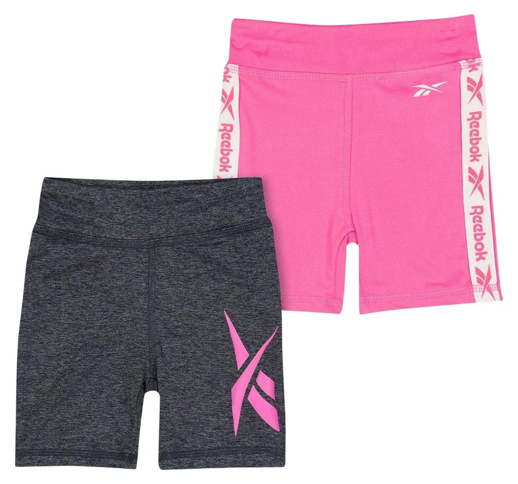 Reebok - Shorts für Mädchen (2er-Pack) GT13947 (104) (Zuckerkoralle)