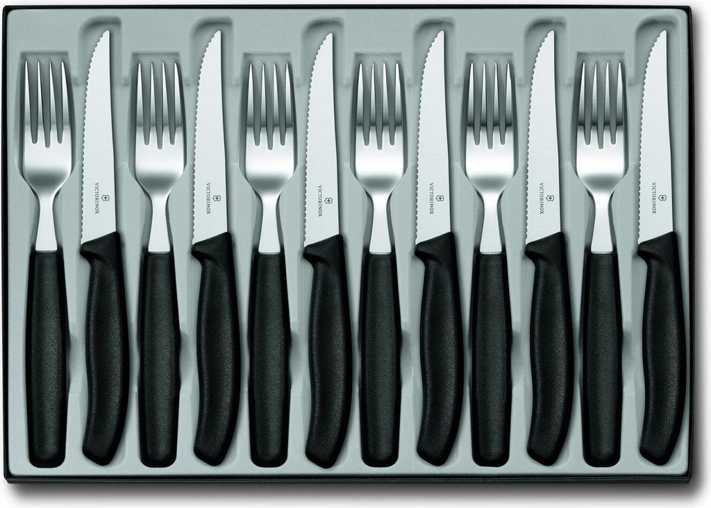 VICTORINOX Vassoio per posate 12 pezzi Coltello da bistecca Immagine del prodotto 
