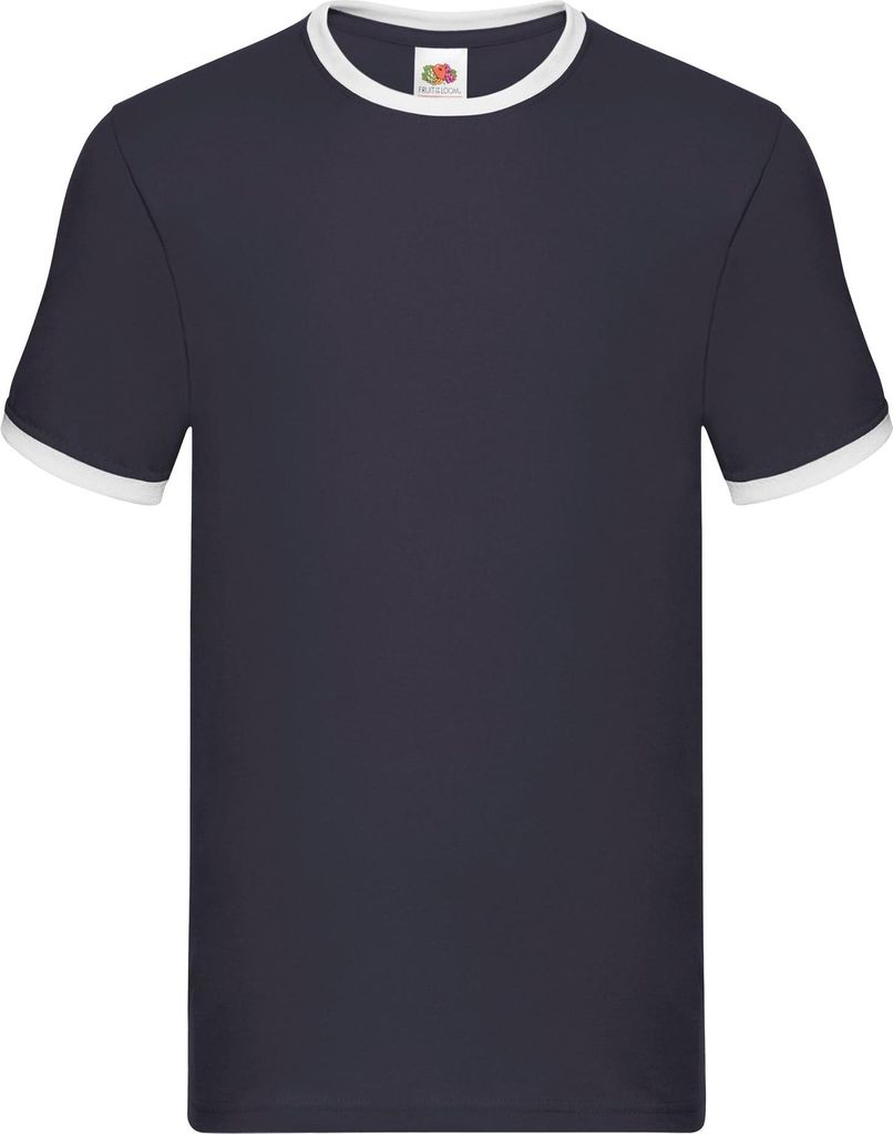 Fruit of the Loom Valueweight Ringer T-Shirt Farbe: Produktbild 