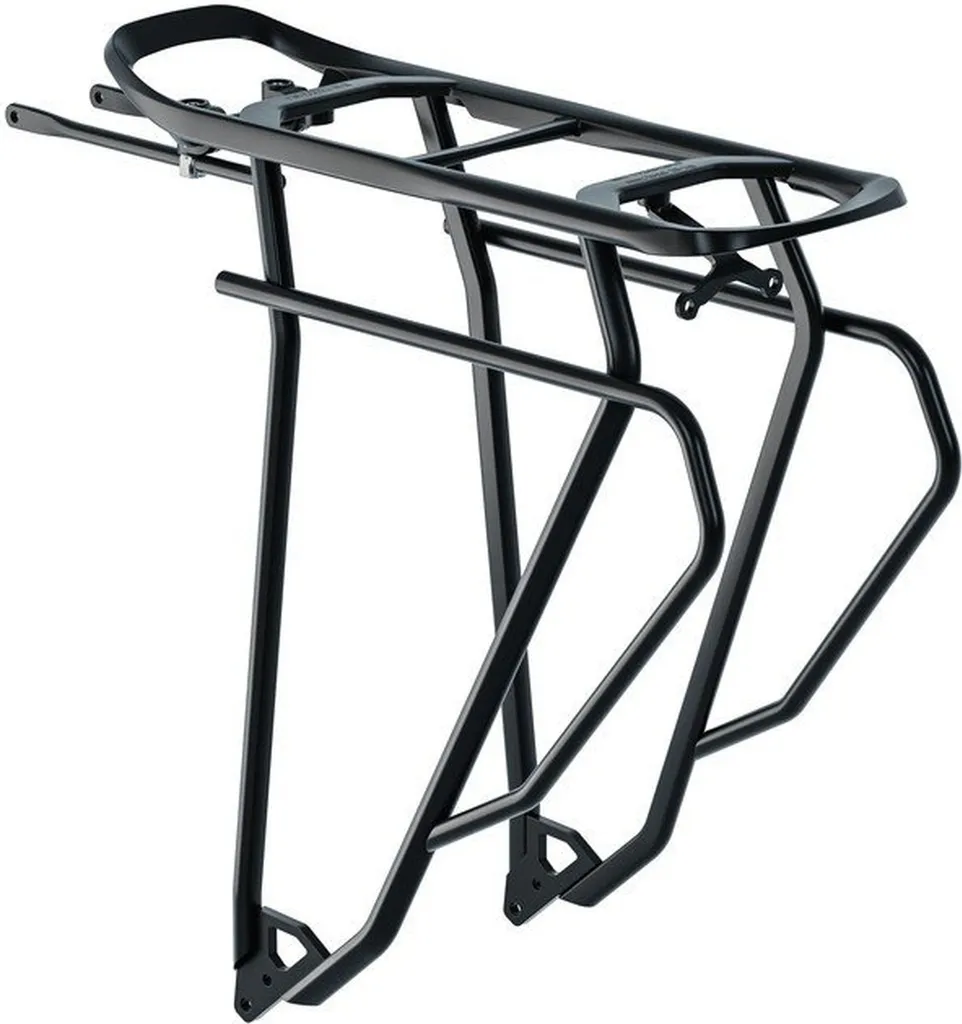 Porte-bagages arrière vélo 28 pouces Racktime Standit 2.0 Tour noir