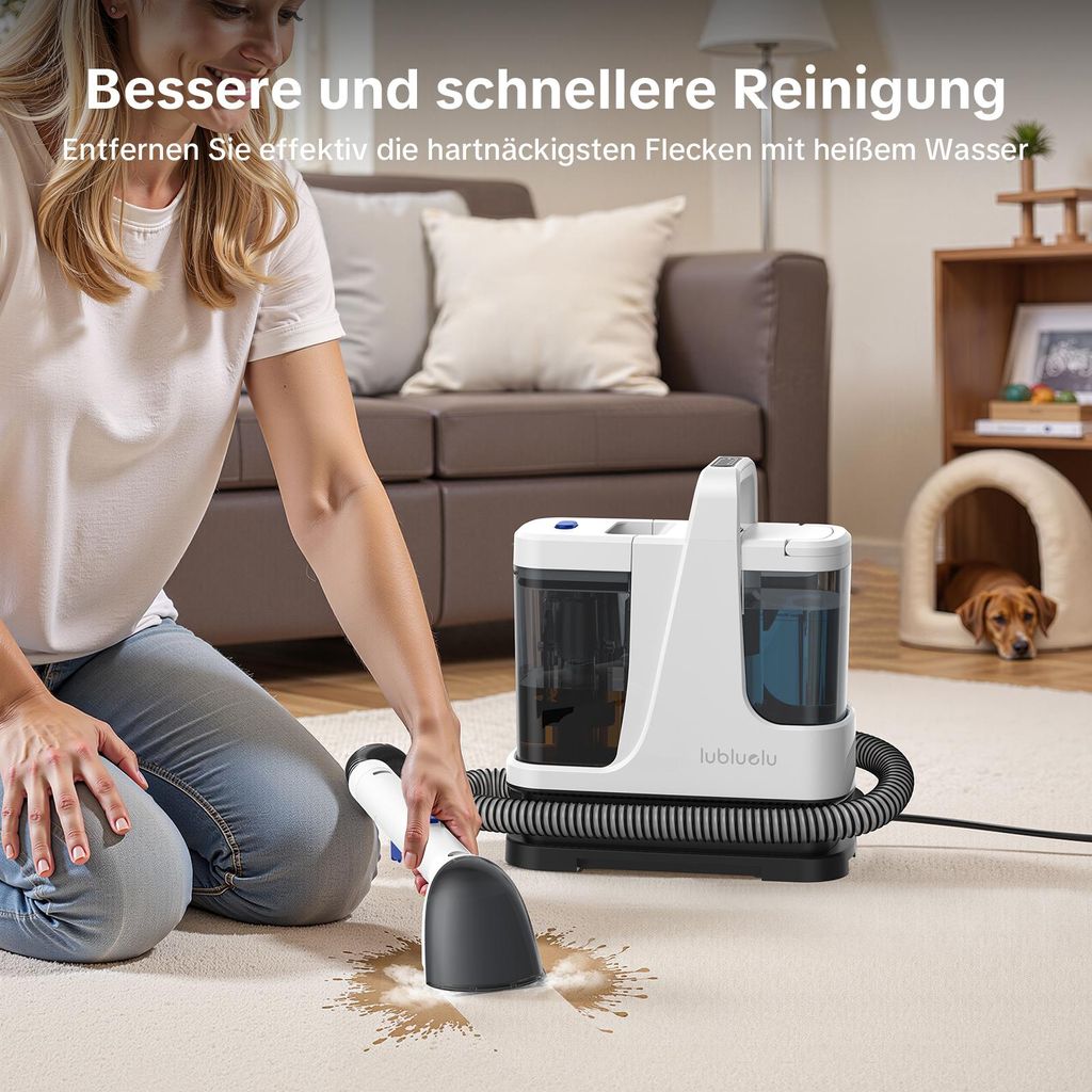 Lubluelu V9 Polsterreinigungsgerät Waschsauger mit