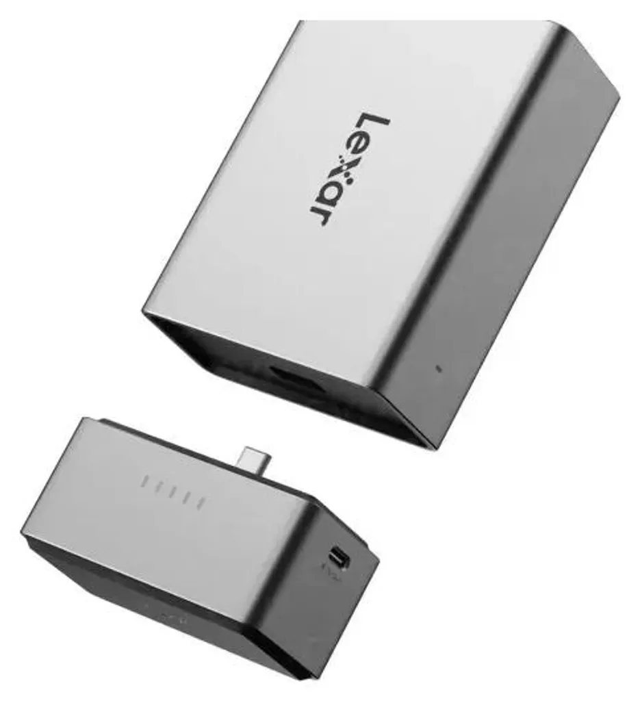 Station Lexar Workflow Go boîtier portable 2 modules avec port USB-C