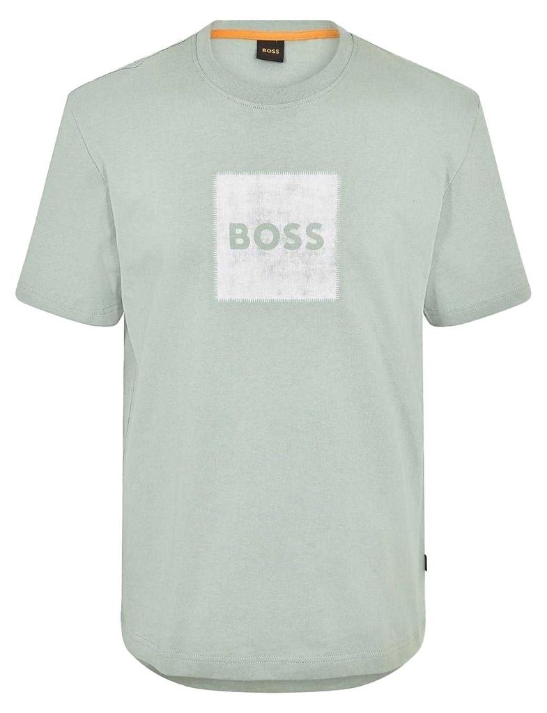 Boss - T-Shirt für Herren, Logo, Baumwolle GT18518 (XXL) (Grün)