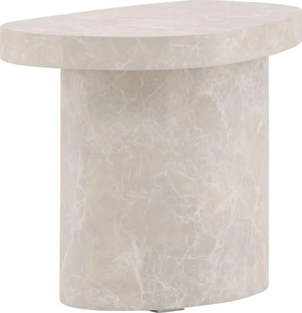 Båstad table d'angle gris clair - Table d'appoint moderne pour salon - 12