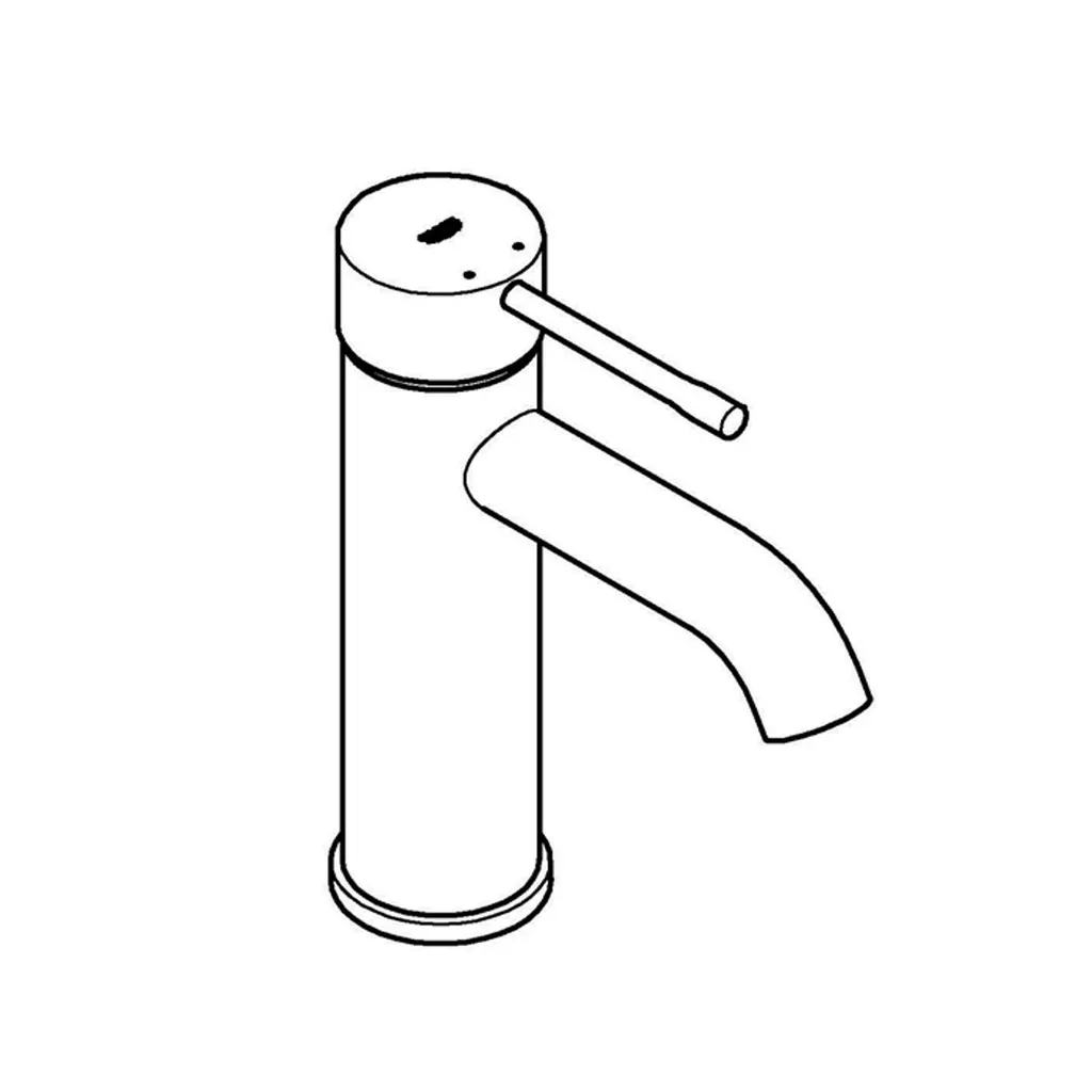 Grohe Essence Mitigeur monocommandé pour lavabo, S-Size, saillie 116mm ...