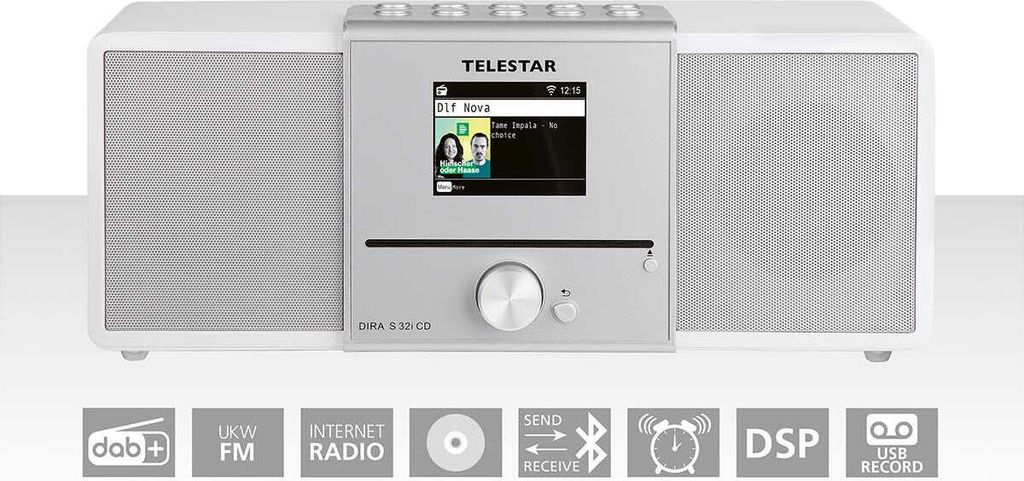 Telestar DIRA S 32i Tragbar Analog & Digital Schwarz Produktbild 