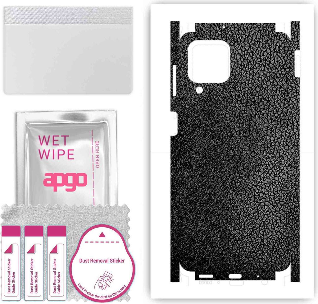 apgo Rückseite + Seiten Schutzfolie, Skin, kompatibel mit Samsung Galaxy M53 5G, Hinten Displayschutzfolie aus Vinylfolie, kratzfest, einfache Mon...