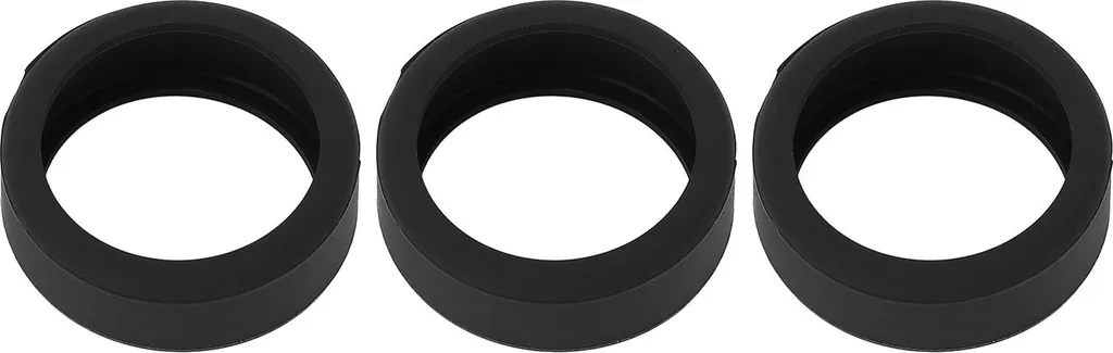 3 cover ad anello in silicone per Smart, antigraffio, skin-friendly, protezione elastica, cover protettiva, nero, M, taglia 11, 12, 13 - 3