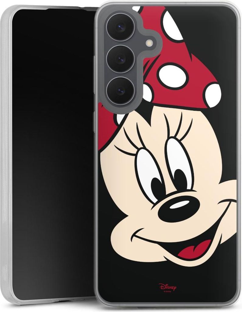 DeinDesign Slim Hülle für Samsung Galaxy S25 FE Silikon Case Ultra Dünn Handyhülle Disney Minnie Mouse Offizielles Lizenzprodukt