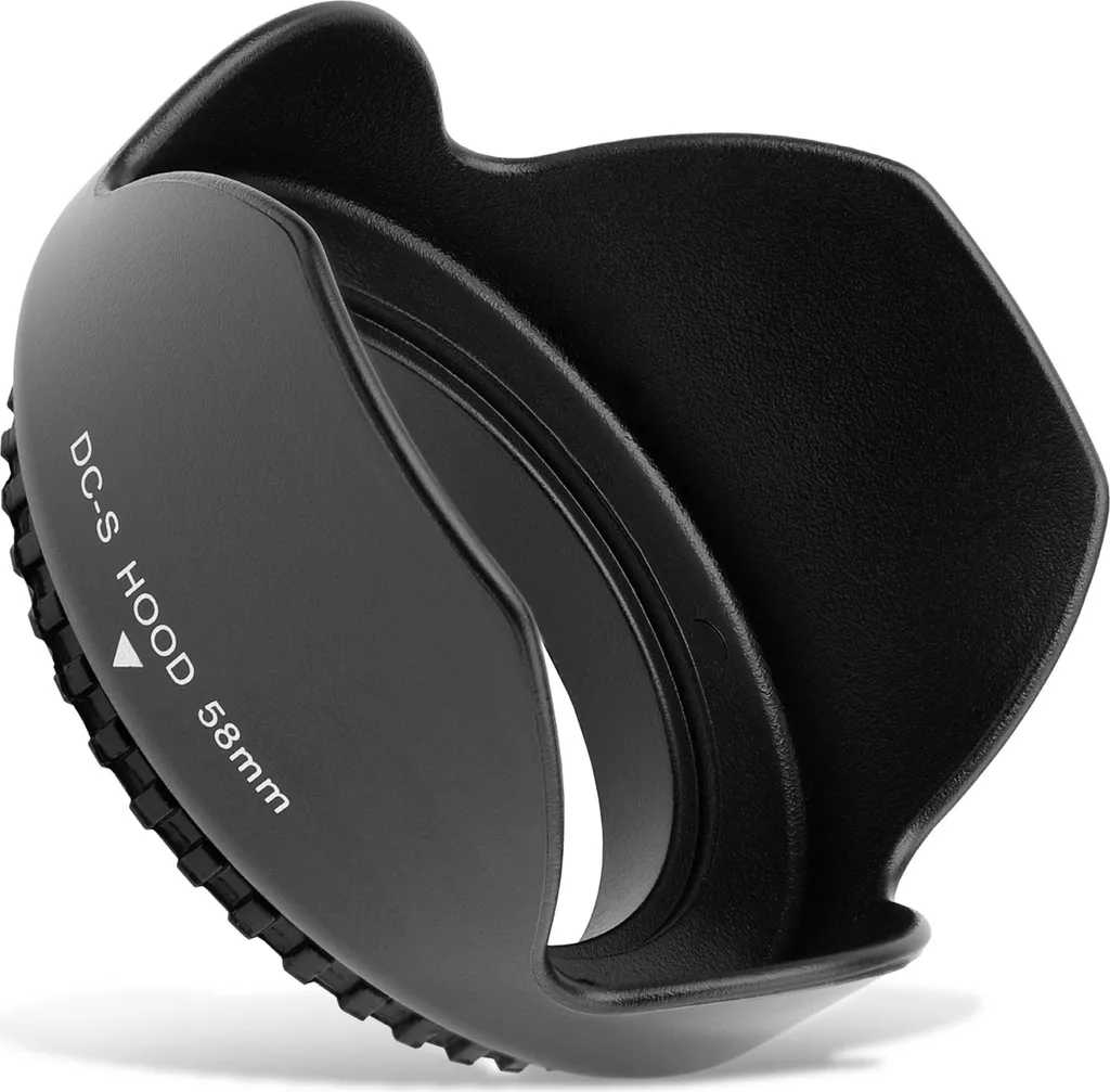 PATIKIL Paraluce Obiettivo Fotocamera 49mm Protettore Gomma Pieghevole Anti-Riflesso ostacolare Eccesso Luce Solare per Ridurre Flare Abbagliamento Migliora Fotografia Video Nero