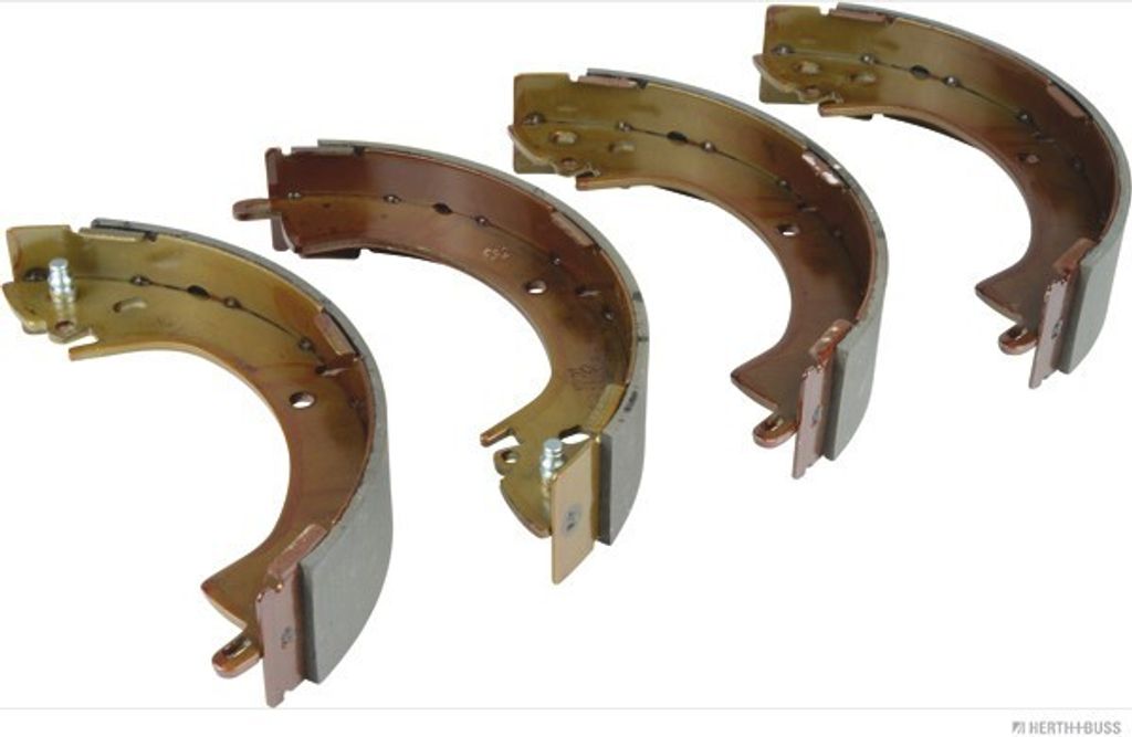 HERTH+BUSS JAKOPARTS Bremsbackensatz Trommelbremse Hinten für MITSUBISHI PAJERO I (L04G, L14G) J3505001