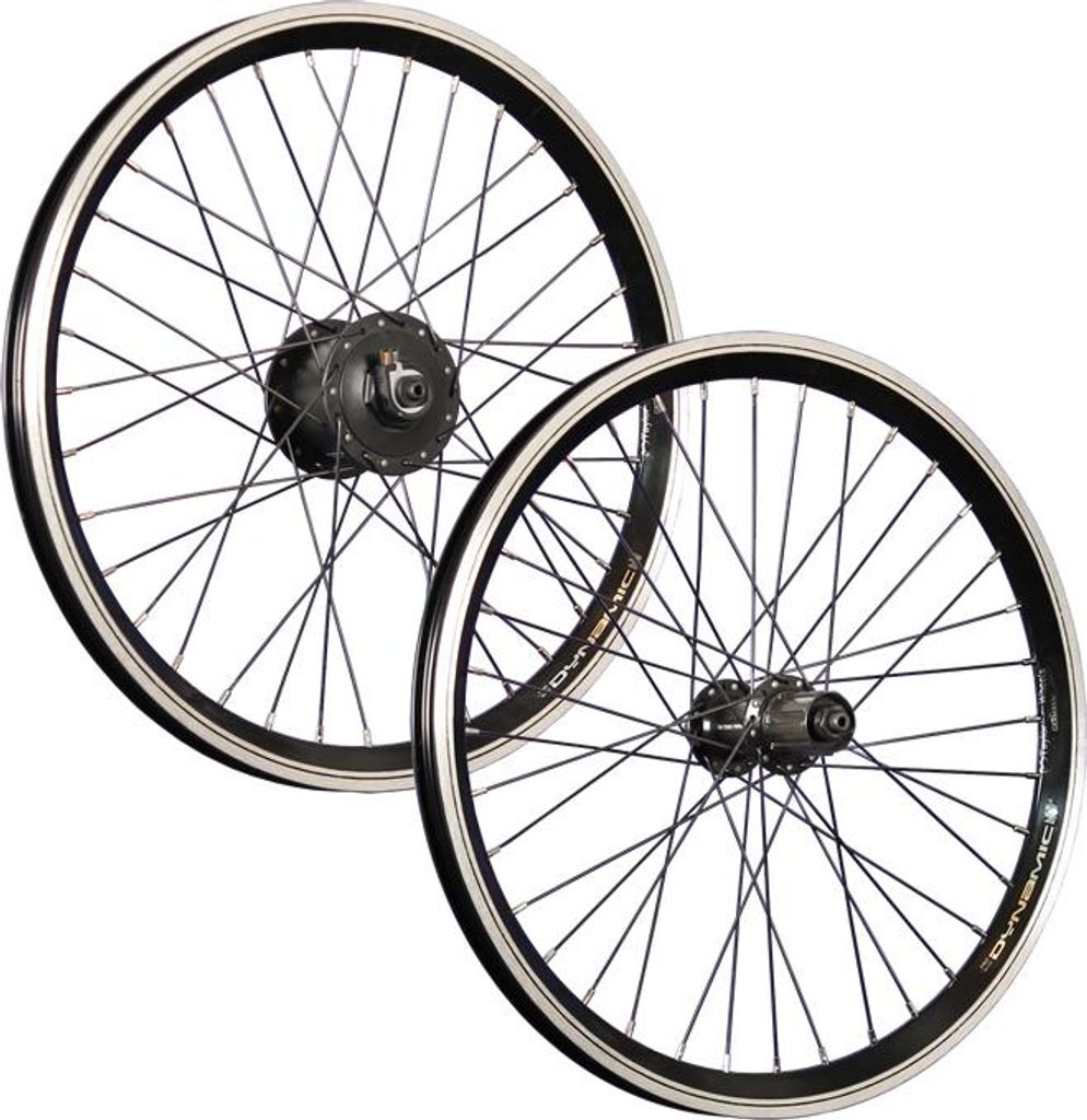 20er-Set „Shimano Dynamo DH-C3000 FH TX500 7-10 Schwarz“