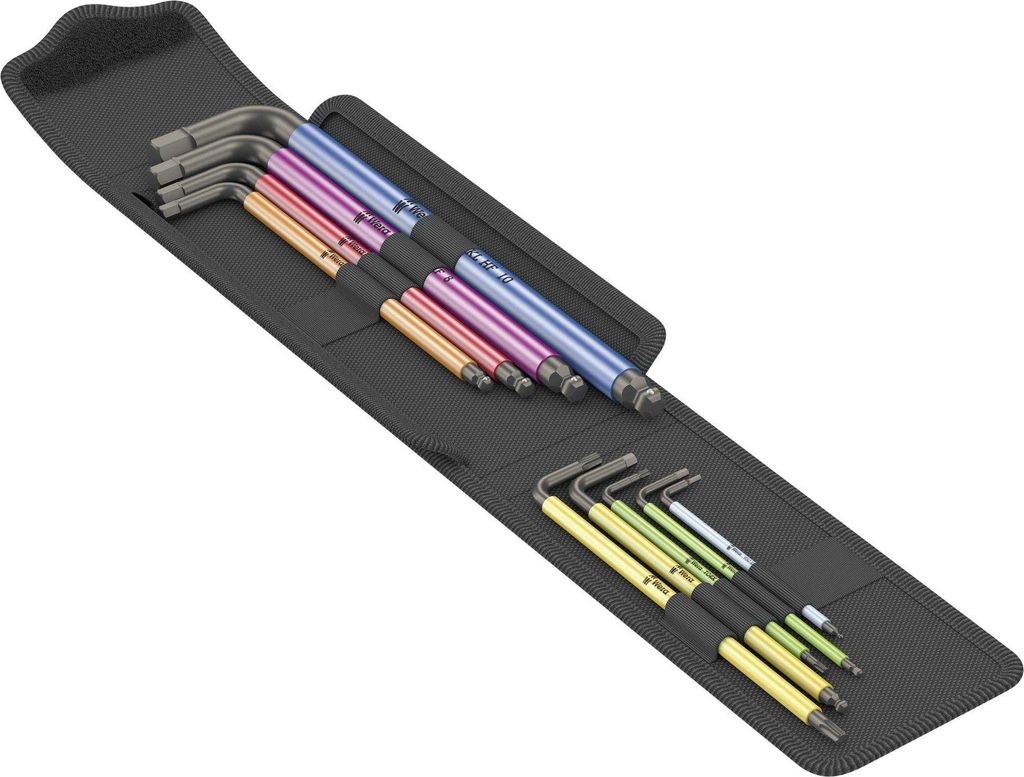 Wera Bicycle Set 4 Winkelschlüsselsatz mit Haltefkt Produktbild 