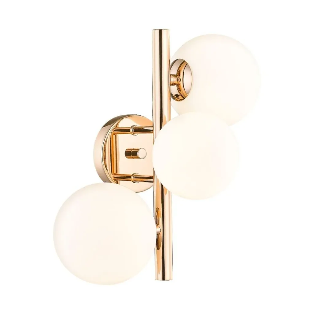 Lampada Parete Oro 3 Luci MOLECULE Zuma Line - Illuminazione Moderna G9