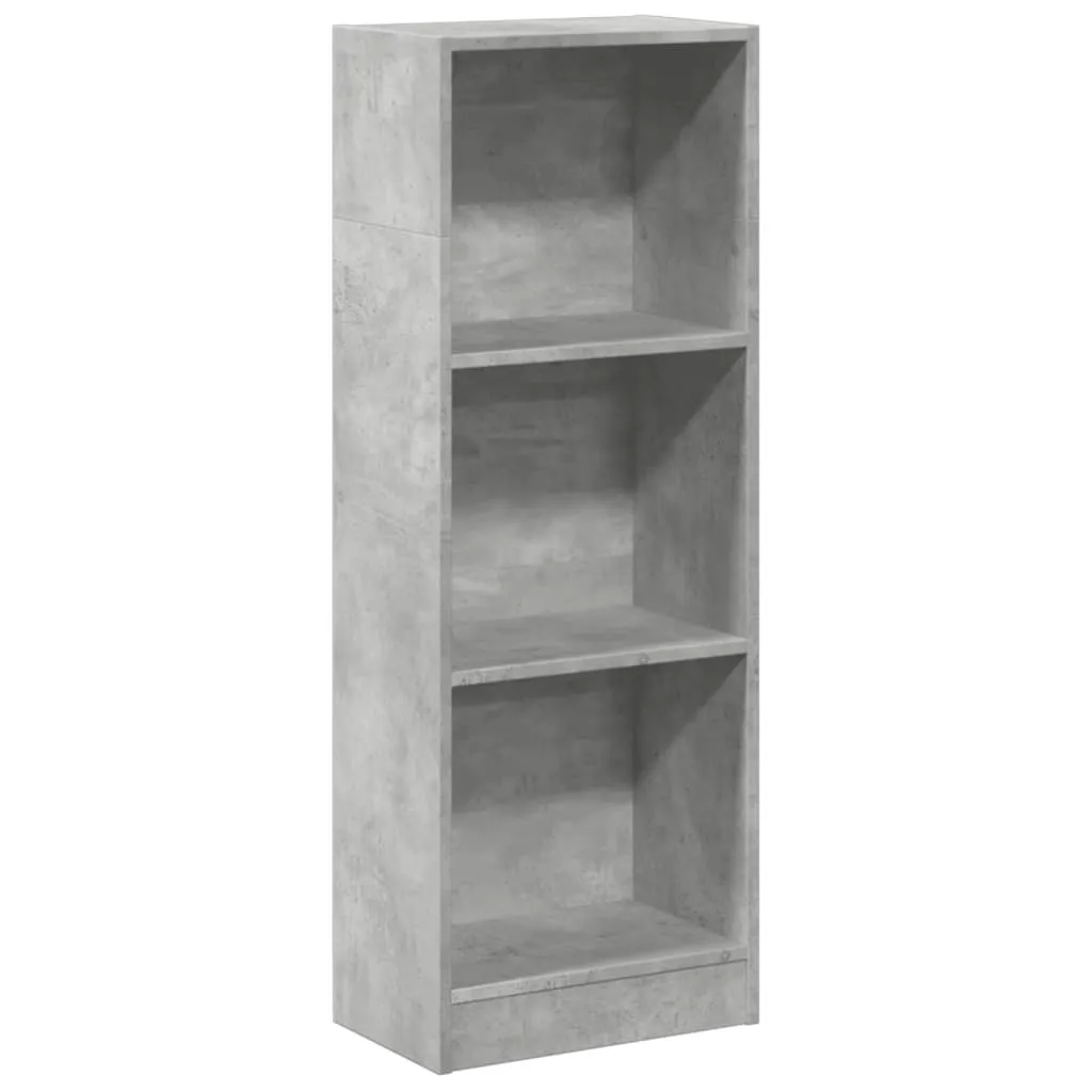 Mobile Libreria Grigio Cemento 40cm - Scaffale Economico Legno