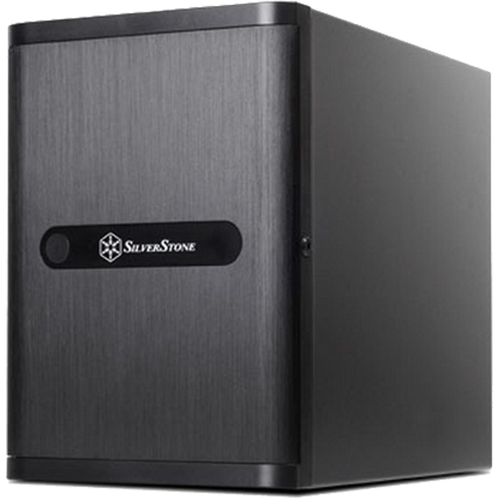 Silverstone SST-DS380B, Czarny, Aluminium, Stal nierdzewna, Zdjęcie produktu 